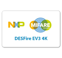 NXP MIFARE® DESFire® EV2 4K Card | CardLogix Corporation