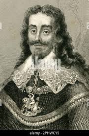 King Karl I Stuart, Portrait of King Charles I of England, Karl I,  1600-1649, King of England, painting, portrait, Charles I of England, Oil 