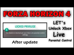 I log into their accounts on a pc and microsoft says your account has been locked. Xbox Live Parental Control Settings Forza Horizon 4 Pc Xbox Console Companion Road To 1k Youtube