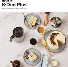 A wonderful coffee maker with a removable water reservoir and programmable timer. Black Keurig K Duo Plus Coffee Maker Single Serve And 12 Cup Carafe Drip Coffee Brewer Compatible With K Cup Pods And Ground Coffee Kitchen Dining Home Urbytus Com