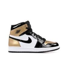 Air Jordan 1 Retro High Black And Gold Air Jordan 1 Retro High Og Nrg Gold Toe Patent Leather Jordans Air Jordans Jordan 1 Retro High
