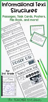 Informational Text Structures 3rd Grade In 2020 Informational Text Structures Informational Text Informational Texts Activities