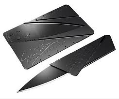 < 2.9 cm tebal bilah : Hot Portable Outdoor Survival Tool Creative Thin Card Sharp Safety Folding Knife Pisau Lipat Barang Keren Kartu