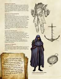 Nautical Themed Magic Items To Supplement Ghosts Of Saltmarsh Unearthedarcana Magic Armor D D Dungeons And Dragons Dnd Dragons