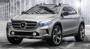 Mercedes Benz Gla Concept First Official Photos Of Compact Crossover Production Model To Debut At The Frank Mercedes Benz Gla Mercedes Concept Mercedes Gla
