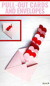 For a clean crisp envelope, use white printing paper or white butcher paper. Diy Pull Out Cards And Envelopes For Paper Crafts It S Me Jd Paper Crafts Valentines Diy Cards Envelopes
