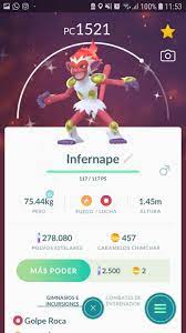 Infernape Shiny Pokemon Go