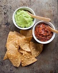 Creamy Guacamole And Hot Salsa Recipe Guacamole Recipe Food Recipes