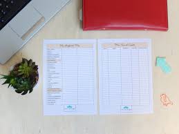 Mon Carnet Deco Faire Ses Comptes Livre De Compte Gestion Budget