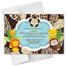 Hosting a shower can be a fun task when you put all your creativity to work! Safari Baby Shower Invitations Novocom Top