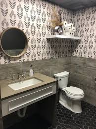 Peel And Stick Wallpops Scandinavian Folk Tulip Tan Beige Etsy Beacon House Small Master Bathroom Bathroom Color Schemes