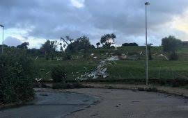 A morimenta, frazione di mogoro, un albero ha divelto le sbarre di un passaggio a livello creando pericoli per gli. Ultima Notizie Su Tromba D Aria Cagliari Vistanet