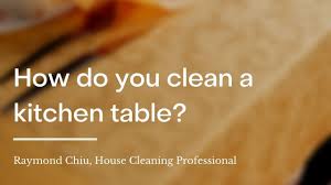 You can find most of the kitchen accessories and all of the. How To Clean A Kitchen Table 12 Steps With Pictures Wikihow