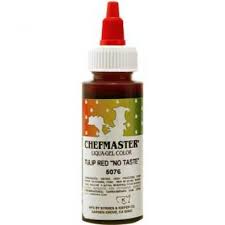 Food coloring, or color additive, is any dye, pigment, or substance that imparts color when it is added to food or drink. Tulip Red Chefmaster Liqua Gel 2 3 Oz Ck Products