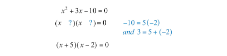 This method is the direct application of the method of the perfect square. Solving Equations By Factoring
