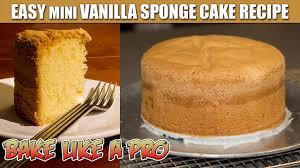 Bakelikeapro Easy Mini Vanilla Sponge Cake Recipe Https T Co 9b2aobjo5a Recipe Cak Sponge Cake Recipes Hot Milk Sponge Cake Recipe Vanilla Sponge Cake