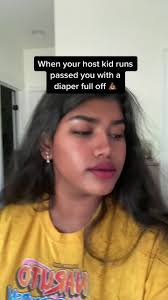 Little African Boy Running around in Diaper