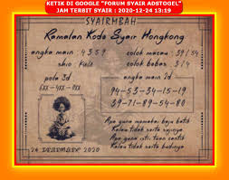 1 New Message Kode Syair Hongkong 24 Desember 2020 Forum Syair Togel Hongkong Singapura Sydney