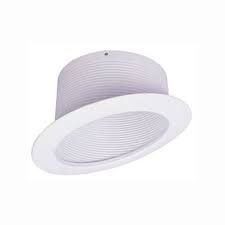 Nuwatt 6 adjustable round recessed led ceiling light (6 pack) 5 cct: Recessed Trim Sloped Stepped White Baffle 5 6 Inch