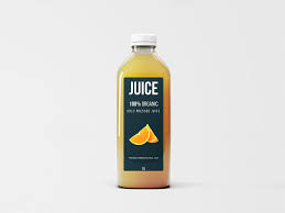 Free Big Glass Juice Bottle Mockup Bottle Mockup Juice Bottles Organic Fruit Juice