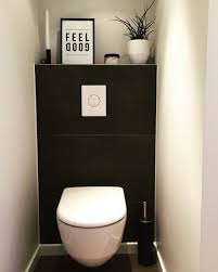 Toilet Black White Scandinavian Style Wc Inrichting Toiletideeen Klein Toilet