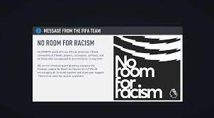 If you're not completely in love with your purchase, we will make it right. Fifa 21 News On Twitter Ea Are Giving Out The No Room For Racism Items Again I Missed Out On Some Of These The First Time So I M Happy About This Https T Co Efnyg5ucne