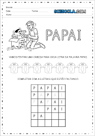 Atividades para o dia dos pais. 10 Atividades Dia Dos Pais Para Educacao Infantil E Ensino Fundamental