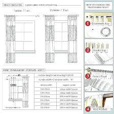 Window Curtain Sizes Helmbank Com Co