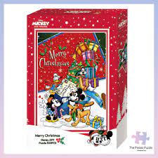 Ceaco disney the disney collection 4 in 1 multipack sleeping beauty, mickey & minnie mouse, snow white & seven dwarfs, and cinderella jigsaw puzzles, (4) 500 pieces 4.7 out of 5 stars 1,067 $15.89 $ 15. Disney Mickey Mouse Merry Christmas Jigsaw Puzzle 500 Pieces Made In Korea Shopee Philippines