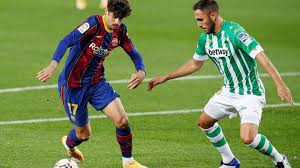 Lionel messi came off the bench for the second period against betis to barcelona manager ronaldo koeman started lionel messi on the bench in a shock move. Hasil Liga Spanyol Real Betis Vs Barcelona 2 3 Trincao Jadi Pahlawan Bola Tempo Co