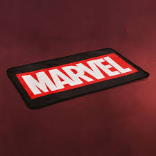 Wer aufs logo steht, zahlt 500 franken! Marvel Logo Teppich Elbenwald