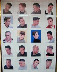 Barber Haircut Chart Barbershop Posters Hairstyles Ideas