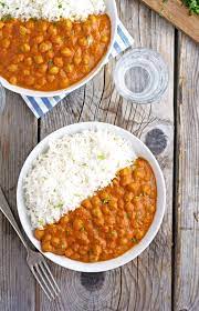 Easy Indian Butter Chickpeas Easy Indian Recipes Indian Food Recipes Curry Recipes