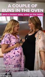 Check spelling or type a new query. Pregnant Jenna Bush Hager And Daphne Oz Compare Baby Bumps Daily Mail Online