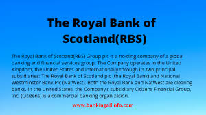 Explore the personal financial services and products that rbc offers to clients in the caribbean. The Royal Bank Of Scotland Rbs