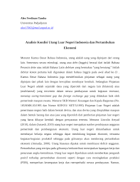 Jumlah simpanan, cadangan, hutang, volume usaha. Pdf Analisis Kondisi Utang Luar Negeri Indonesia Dan Pertumbuhan Ekonomi