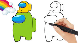 Dibujos faciles de among us. Arte Lindo On Twitter Como Dibujar Un Among Us Paso A Paso Dibujos Faciles Para Ninos Colo Https T Co Pseefmohyk Cherez Youtube