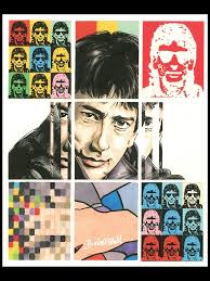 neil gaiman, gaiman, writer, sandman, stardust, american gods, andy warhol,  pop art, mark buckingham" Photographic Print for Sale by terrysigourney2