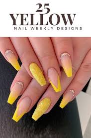 See more ideas about yellow nails, yellow nail art, yellow nails design. Best Yellow Nails Design Ideas In This Week Sometimes For Yellow Coffin Nails It Becomes A Bit Difficult To Yellow Nails Yellow Nails Design Yellow Nail Art
