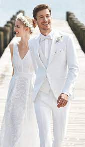 About white wedding suits for men. Popular Mens White Wedding Suit Buy Cheap Mens White Wedding Suit Lots From China Mens White White Wedding Suit Beach Wedding Suits White Wedding Suits For Men