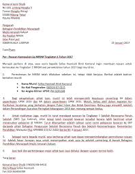 Contoh surat permohonan cuti pelajar pdf. Format Contoh Surat Rayuan Kemasukan Ke Mrsm