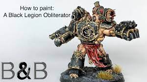 How to Paint an Obliterator, Black Legion - YouTube