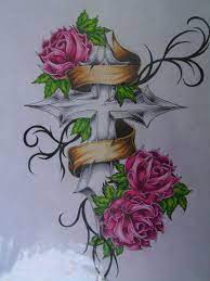 Adding a rose to your cross tattoo design is a beautiful, and often poignant, way to personalize your tattoo. Pin On Tattoos