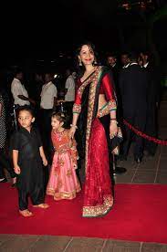 Arpita Khan S Wedding Reception Fashion Aishwarya Rai Photo Saree