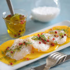 Carpaccio De Bar A La Mangue Facile Recettes De Cuisine Recette Cuisine