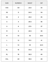 Retro American Sizing Chart Related Keywords Suggestions