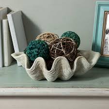 Large clam shell bowl decorations ideas. Oyster Shell Bowl Kirklands