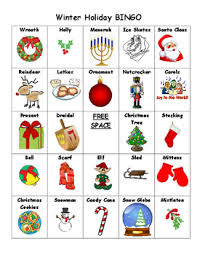 Bingo Holiday Free Bingo Games Winter Holiday Bingo 30 Cards Holiday Bingo Holiday Winter Holidays