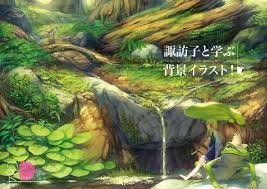 how to draw forests and trees landscape pictures anime scenery landscape illustration