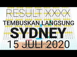 Tarikan Angka Paito Jitu Sydney 15 Juli 2020 Jaminan Masuk Youtube